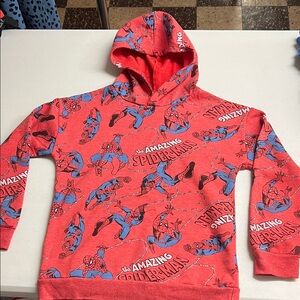 Marvel Red & Blue Spider-Man Kids Hoodie Sweatshirt